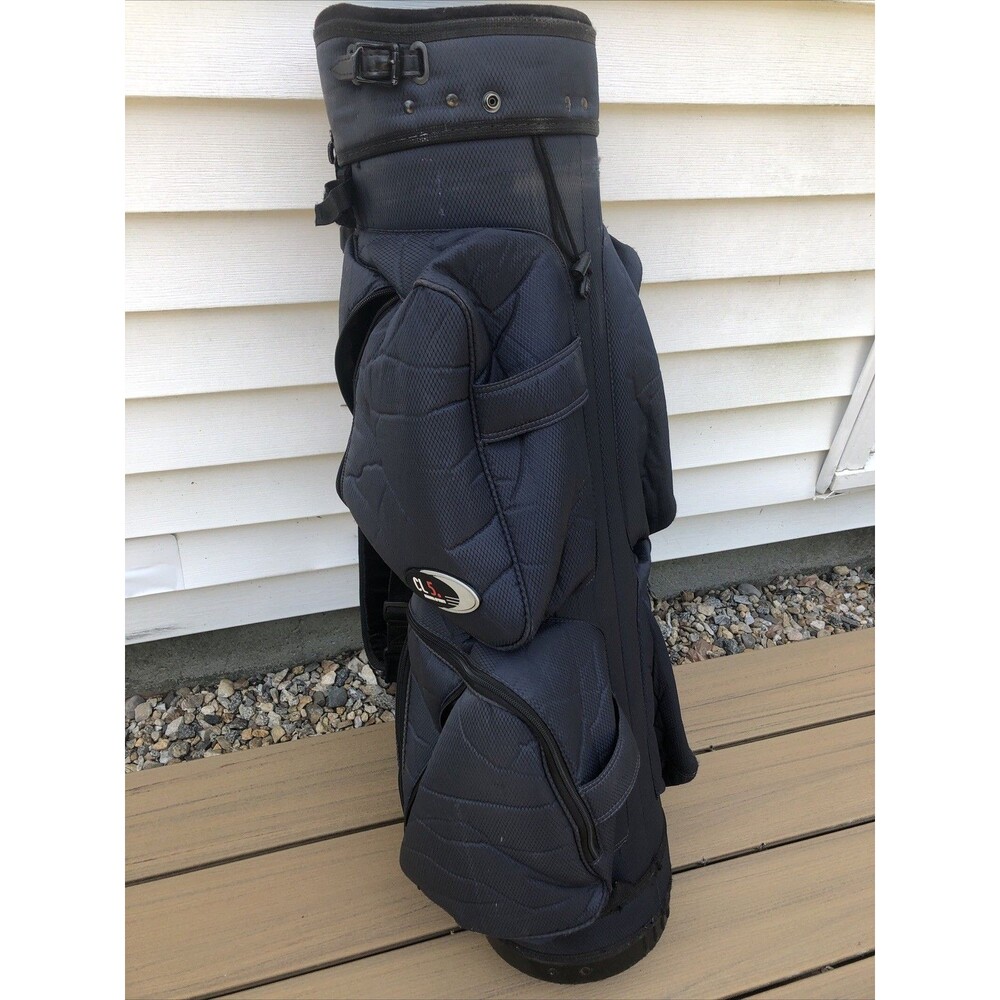 Belding Sports CL 5 Blue Nylon Cart Golf Bag Pre-Owned